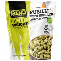 Fusilli With Spinach And Walnuts