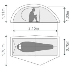 Exped Mira I HL - 1-Personen Zelt -Outwell Verkaufs-Shop exped mira i hl 1 personen zelt detail 4