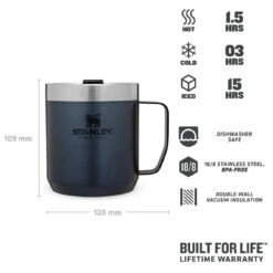 Stanley Camp Mug - Isolierbecher -Outwell Verkaufs-Shop stanley camp mug isolierbecher detail 4