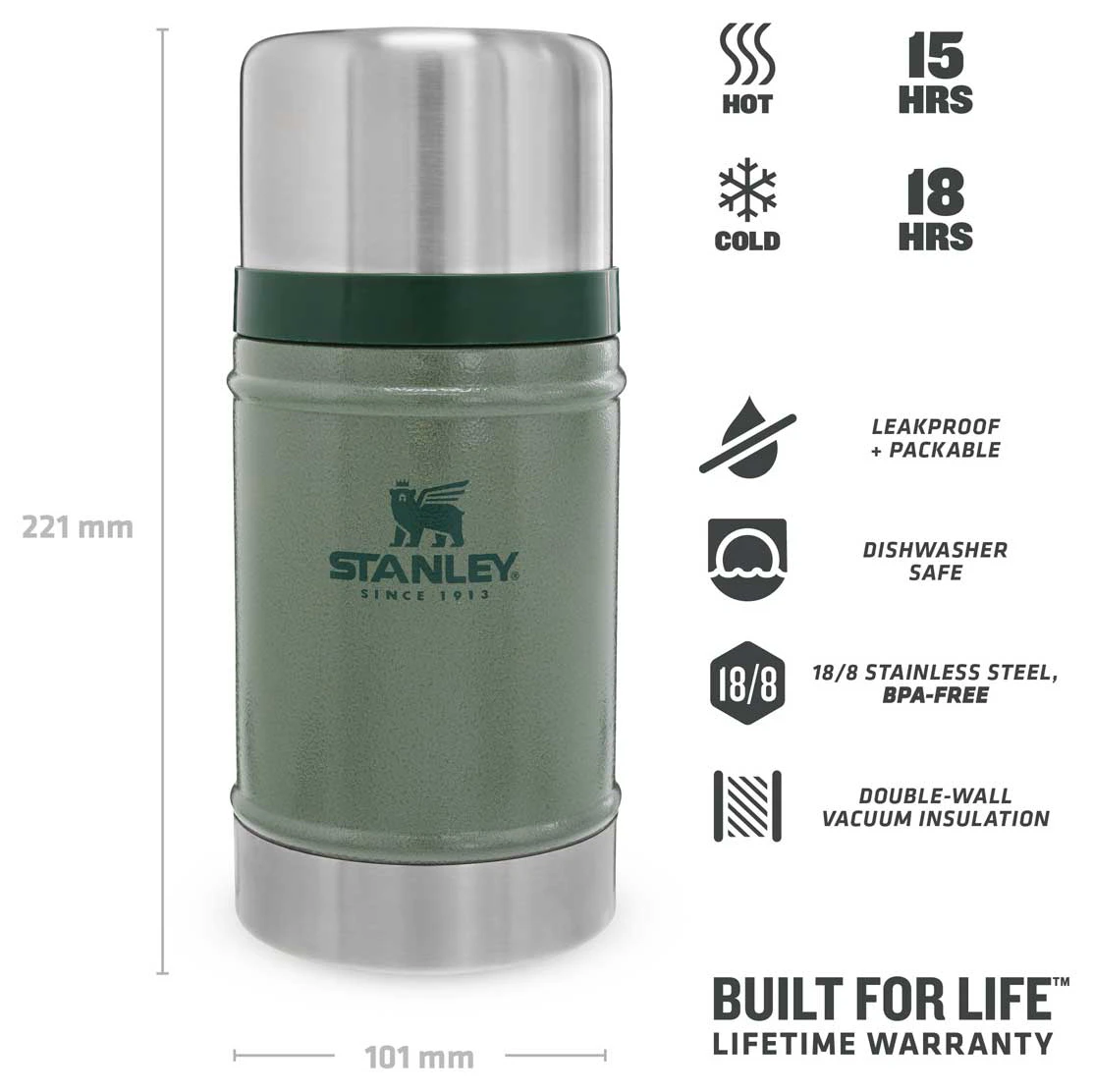 Stanley Classic Food Container 0,7 L - Essensaufbewahrung 6 Stanley Classic Food Container 0,7 L - Essensaufbewahrung – Bild 4