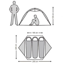 Stoic Njavve 3P Tent - 3-Personen Zelt 25 Stoic Njavve 3P Tent - 3-Personen Zelt -Outwell Verkaufs-Shop stoic njavve 3p tent 3 personen zelt detail 11