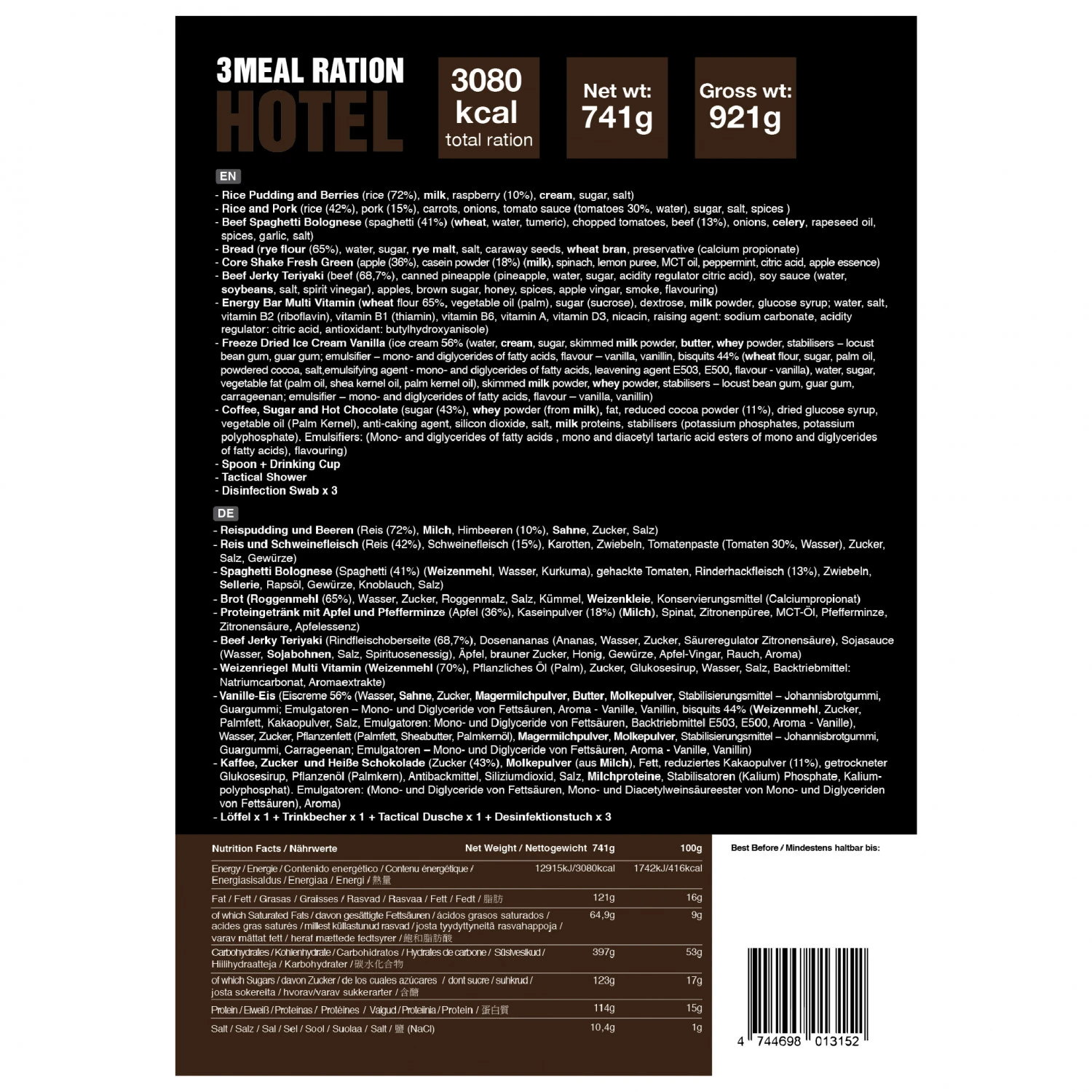 Tactical Foodpack Ration Hotel 14 Tactical Foodpack Ration Hotel – Bild 12