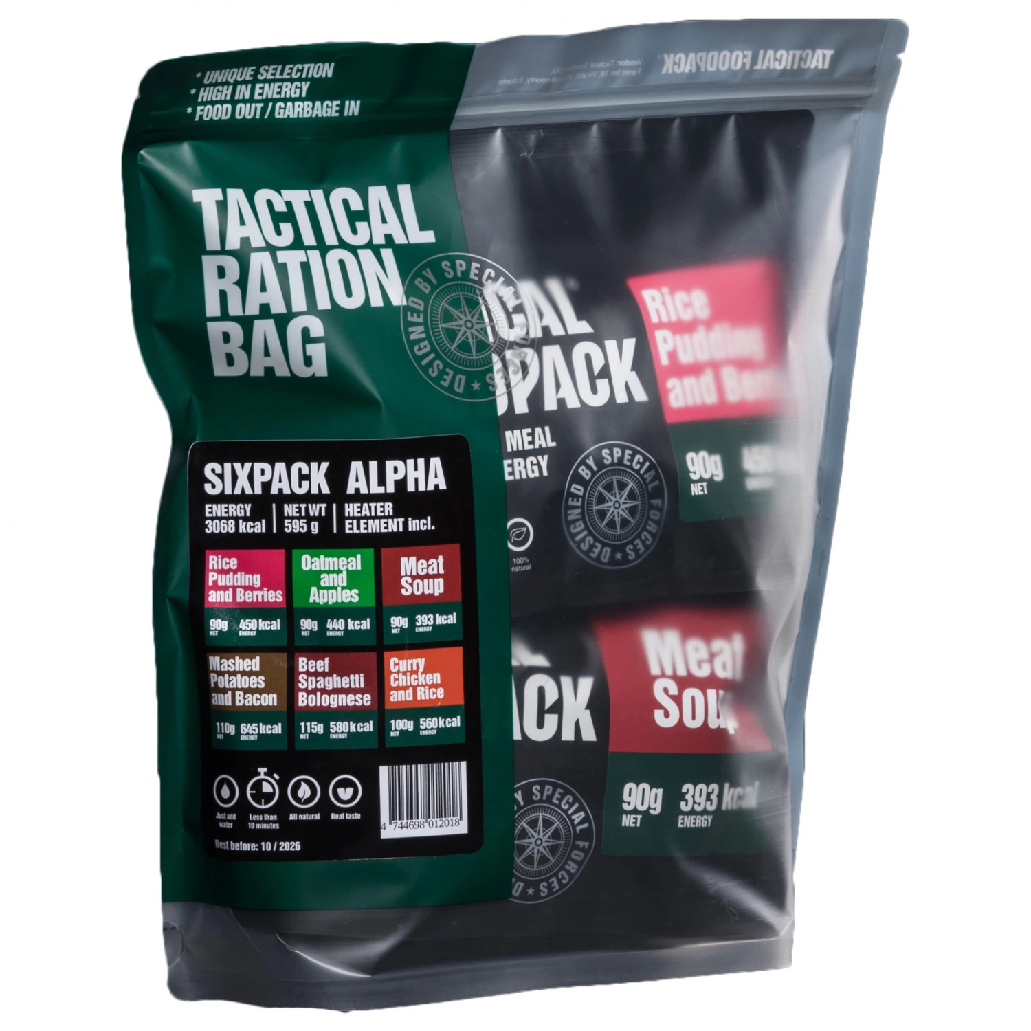 Tactical Foodpack Sixpack Alpha 3 Tactical Foodpack Sixpack Alpha