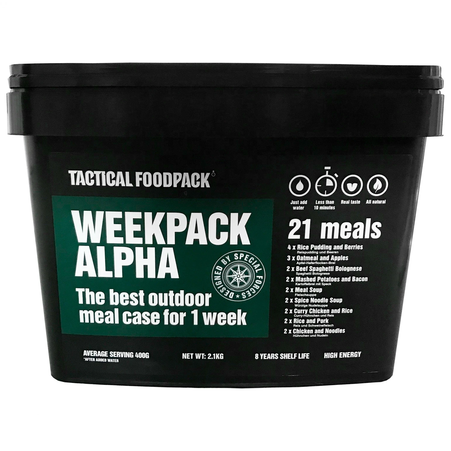 Tactical Foodpack Weekpack Alpha 3 Tactical Foodpack Weekpack Alpha