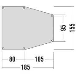 Tatonka Apsidenunterlage 2 - Zeltunterlage -Outwell Verkaufs-Shop tatonka apsidenunterlage 2 zeltunterlage detail 2