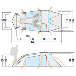 Tatonka Grönland 3 Vent - 3-Personen Zelt -Outwell Verkaufs-Shop tatonka groenland 3 vent 3 personen zelt detail 4