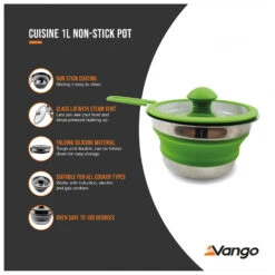 Vango Cuisine 1L Non-Stick Pot - Topf -Outwell Verkaufs-Shop vango cuisine 1l non stick pot topf detail 6