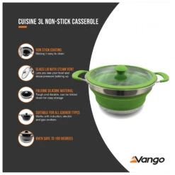 Vango Cuisine Casserole - Topf -Outwell Verkaufs-Shop vango cuisine casserole topf detail 5