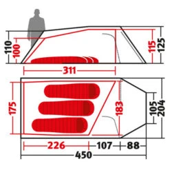 Titelseite -Outwell Verkaufs-Shop wechsel tempest 3 3 personen zelt detail 2