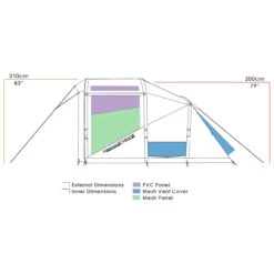 Evo TS - 4-Personen Zelt -Outwell Verkaufs-Shop zempire evo ts 4 personen zelt detail 5